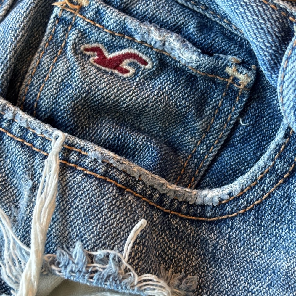 Hollister Medium Blue Ripped Skinny Jeans - Picture 7 of 16